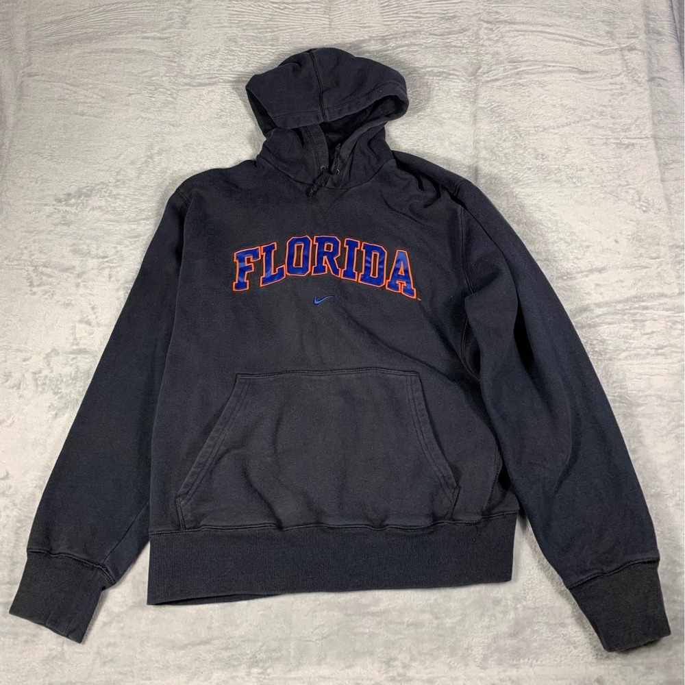 Nike Florida Gators Hoodie Men XL Navy Blue Pullover Sweatshirt Embroidered